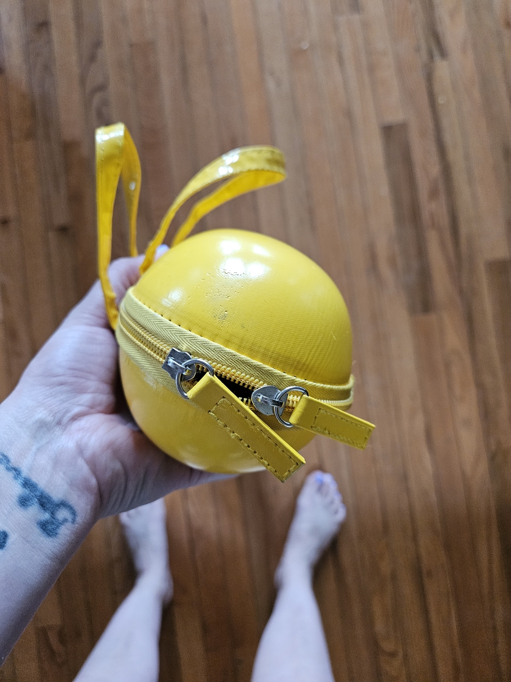 Yellow Smiley Face Mini Handbag - Picture 3 of 5